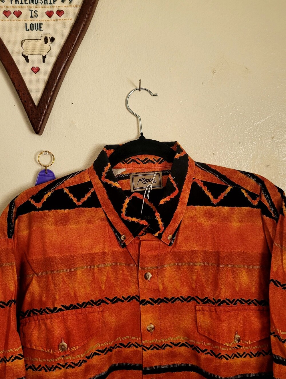 Vintage Roper "Aztec" Western Shirt - Picture 5 of 7